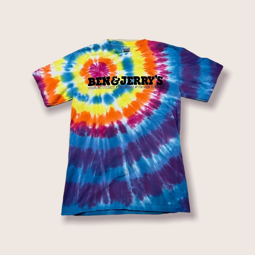 Ben & Jerry's Tie Dye Shirt Sz Small